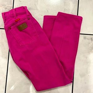 Pink Vintage Wranglers sz:7x32